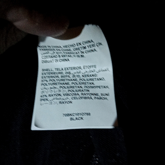 BeBe-FAUX LEATHER, STRAPLESS V-notched center w/RUFFLES- DOWN-SIDES, SIDE-ZIP - Picture 6 of 13